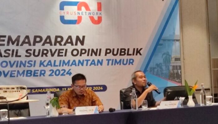 Hasil Survei Terbaru Cyrus Network jelang Pilgub Kaltim 2024: Isran Noor-Hadi Mulyadi 43,7 persen, Rudy Mas’ud-Seno Aji 54,2 persen